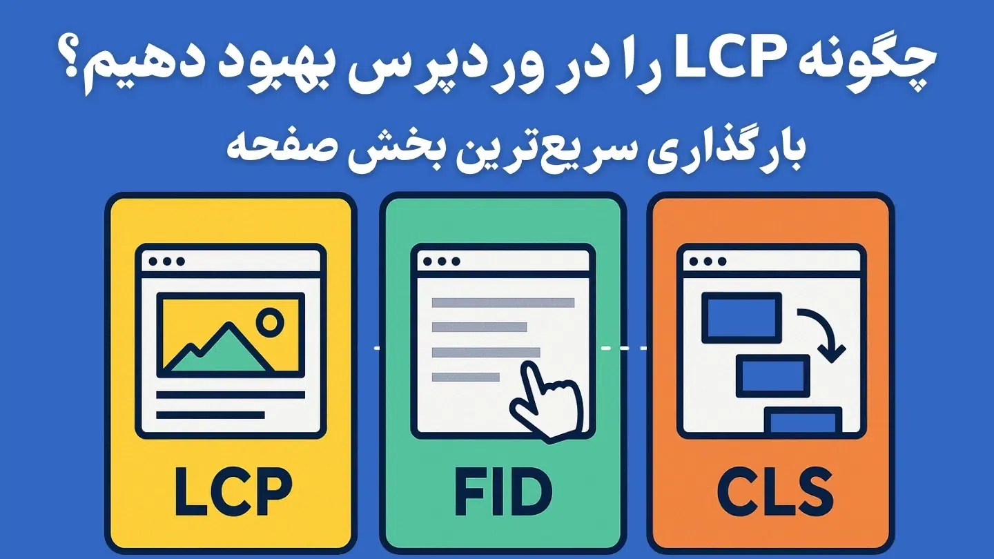  بهینه‌سازی Core Web Vitals در وردپرس (راهنمای کامل ۲۰۲۵) | چگونه LCP را در وردپرس بهبود دهیم؟