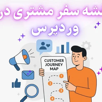 نقشه سفر مشتری در وردپرس